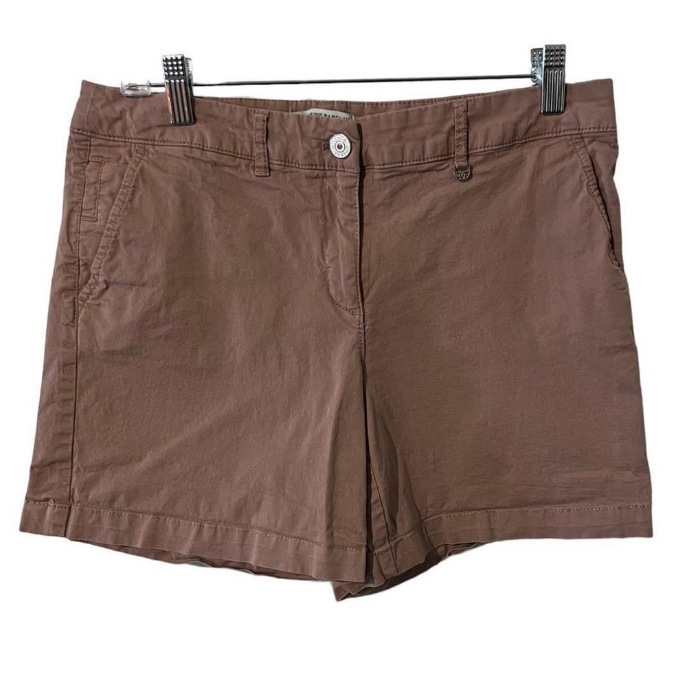 Katherine Barclay Montreal Canada Womens 8 Rose Pink Chino Shorts Pockets Preppy